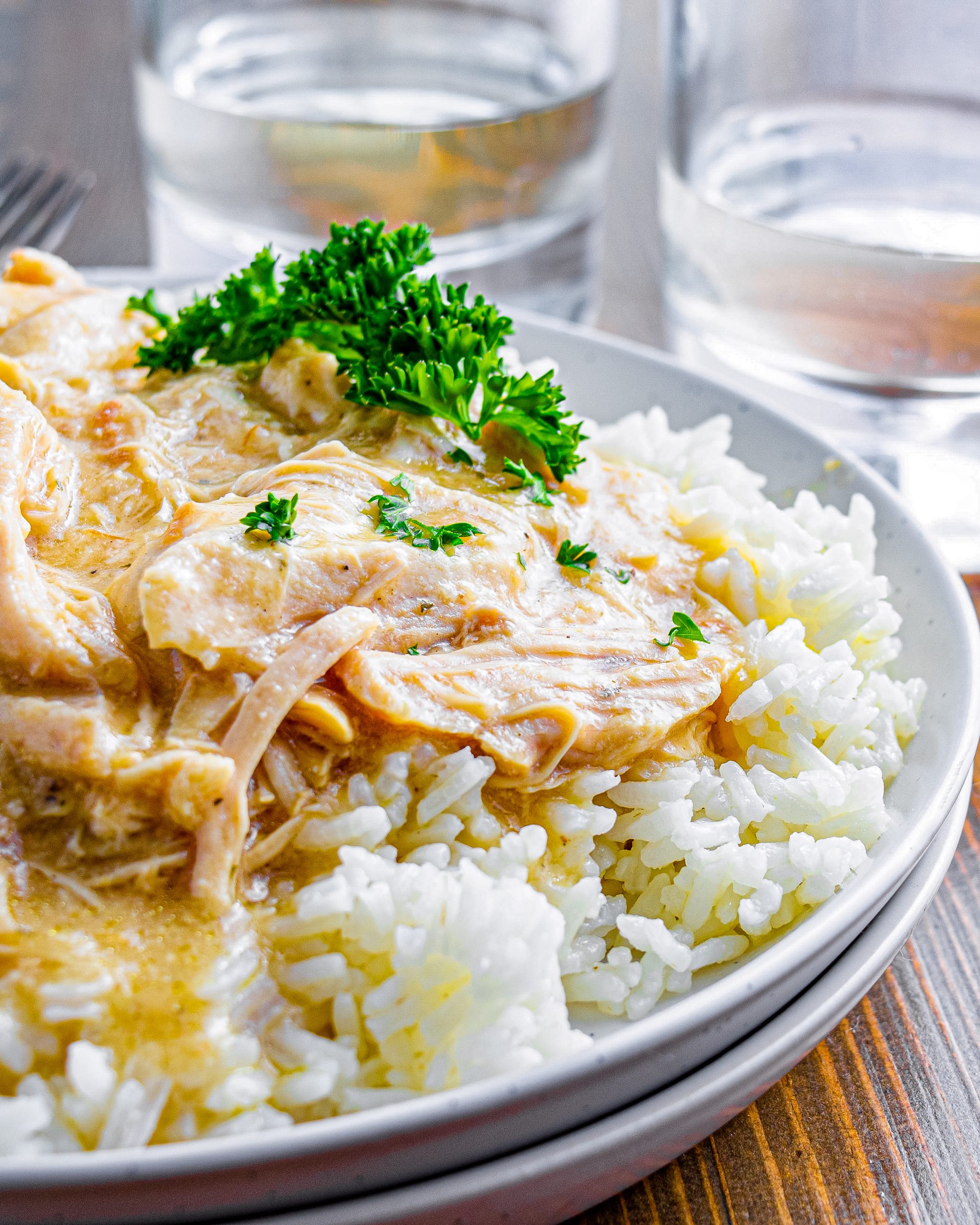 Slow Cooked Chicken and Gravy Sweet Pea's Kitchen