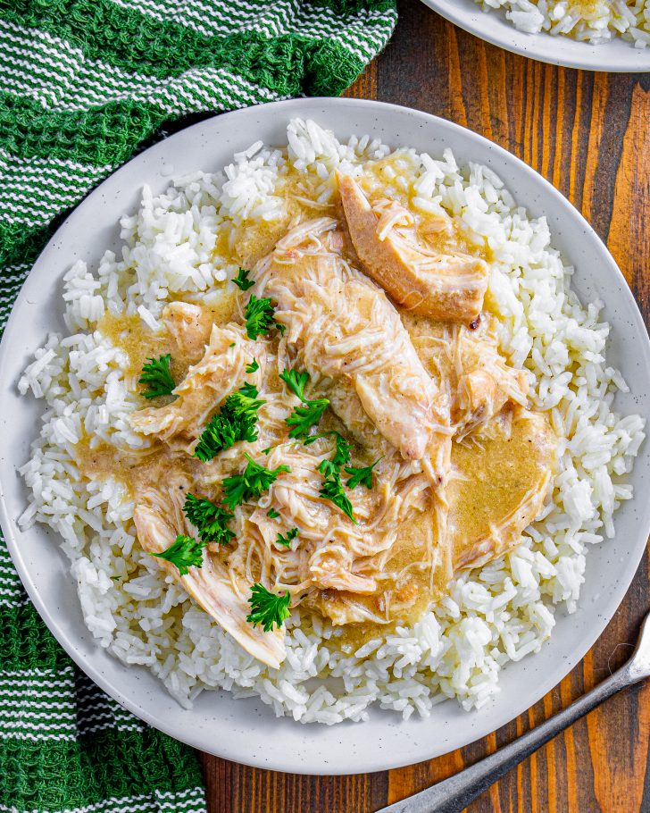 Slow Cooker Chicken and Gravy, chicken and gravy slow cooker, slow cooker chicken recipes