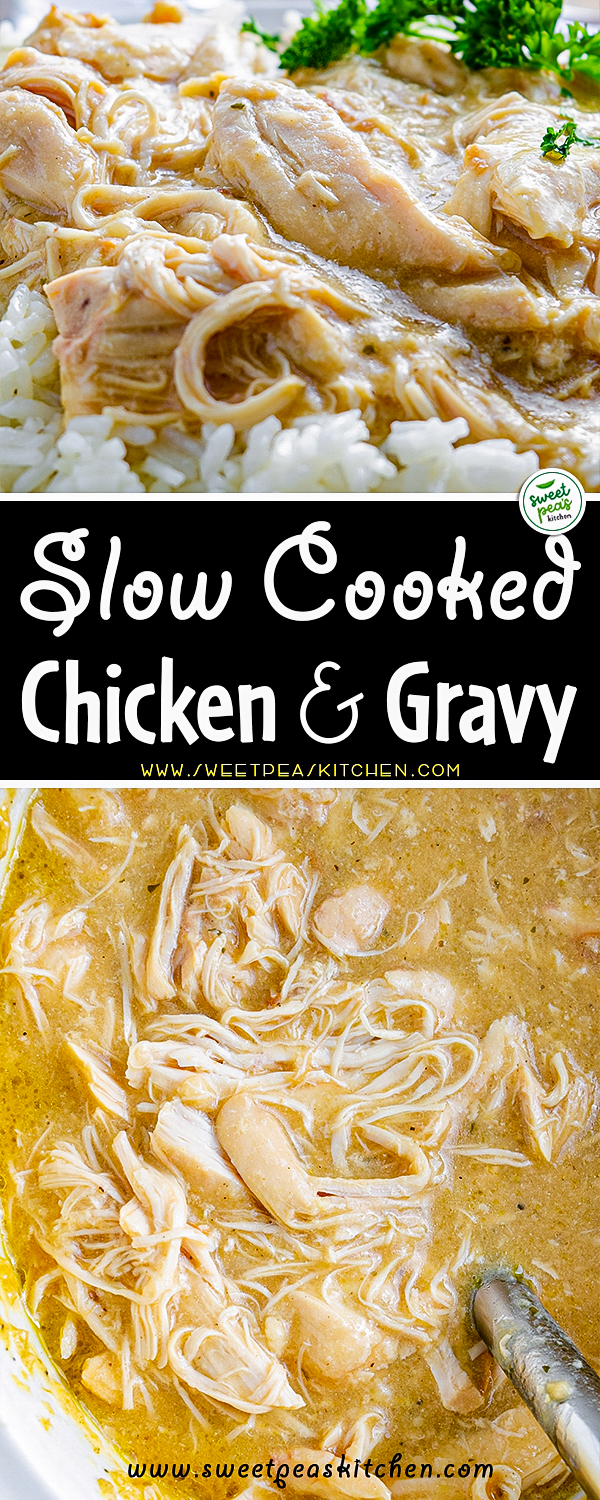 Slow Cooker Chicken and Gravy on pinterest