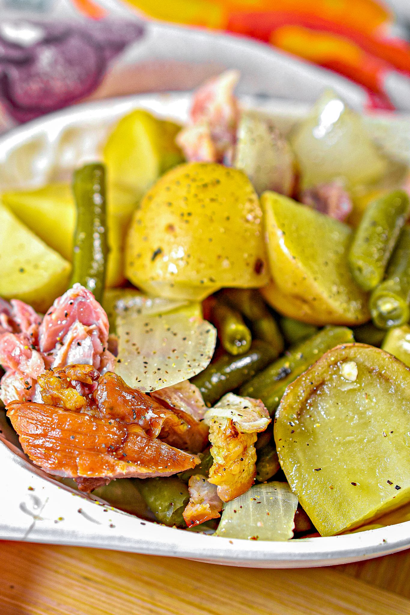 Slow Cooker Ham, Green Beans, and Potatoes Sweet Pea's Kitchen