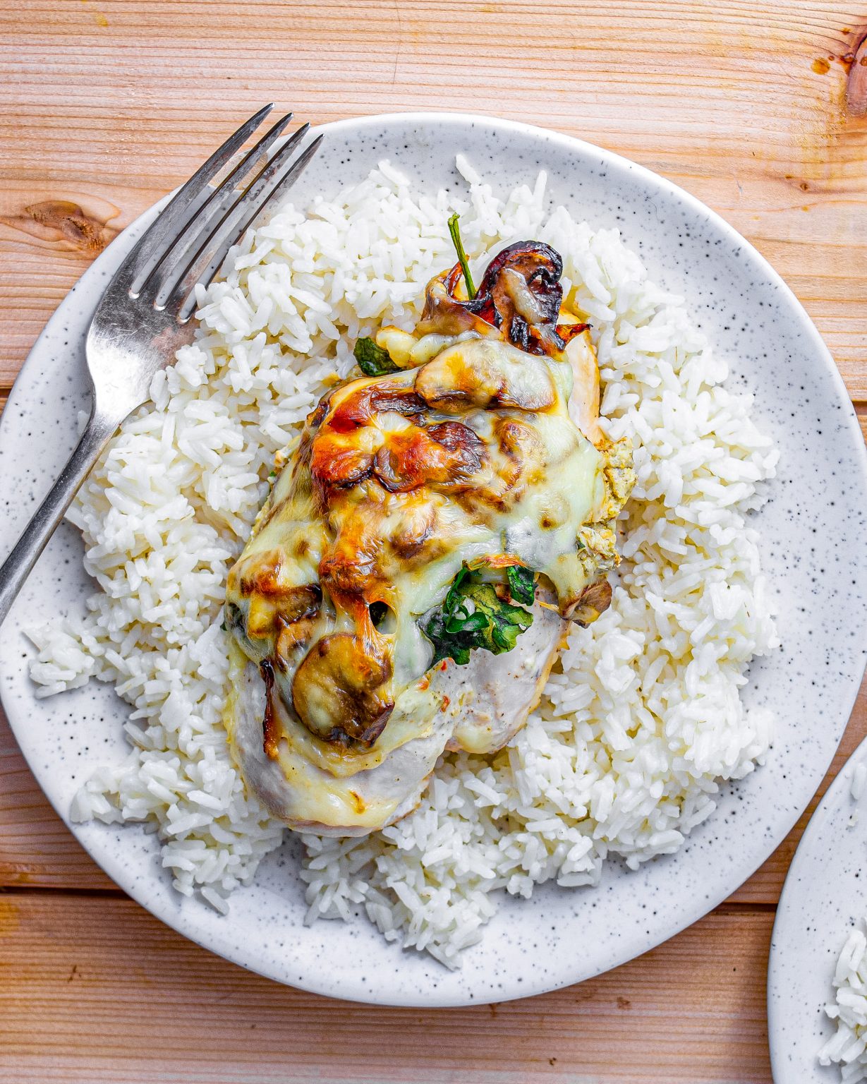 Smothered Chicken with Creamed Spinach - Sweet Pea's Kitchen