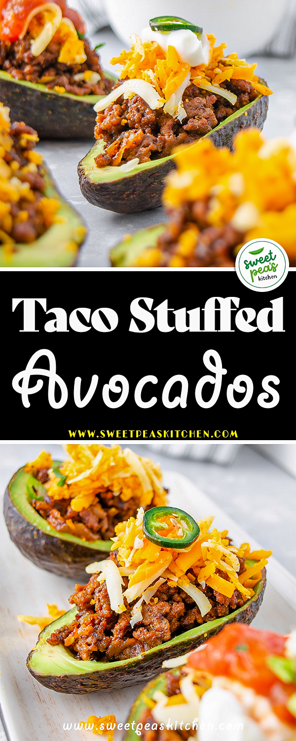 taco stuffed avocados on pinterest