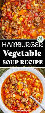 Easy Hamburger Soup Recipe - Sweet Pea's Kitchen