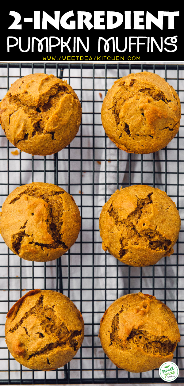 2-ingredient Pumpkin Muffins on Pinterest
