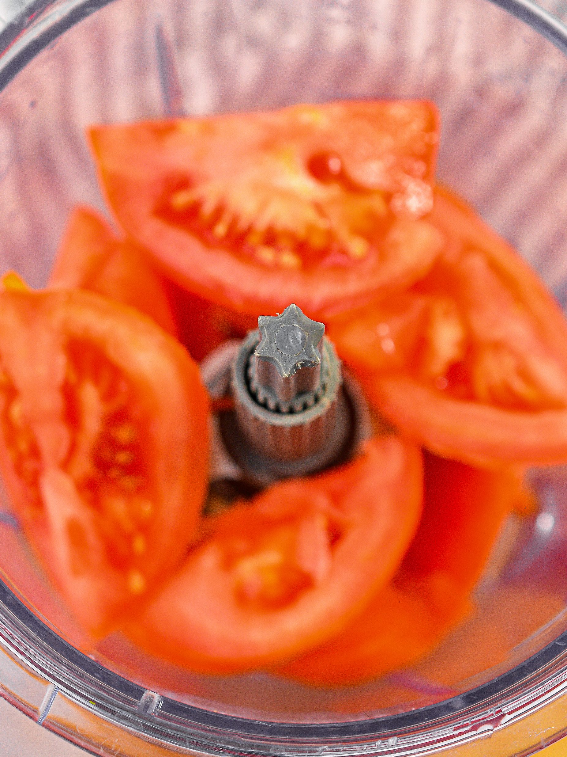 Adding tomatoes