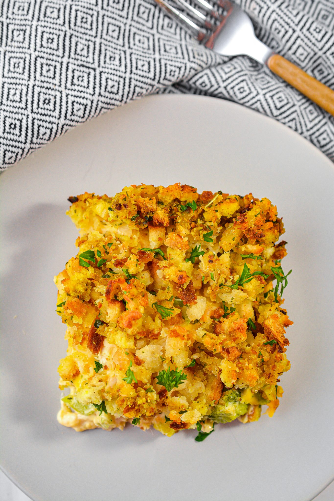 Cheesy Chicken Broccoli Stuffing Bake Sweet Pea's Kitchen