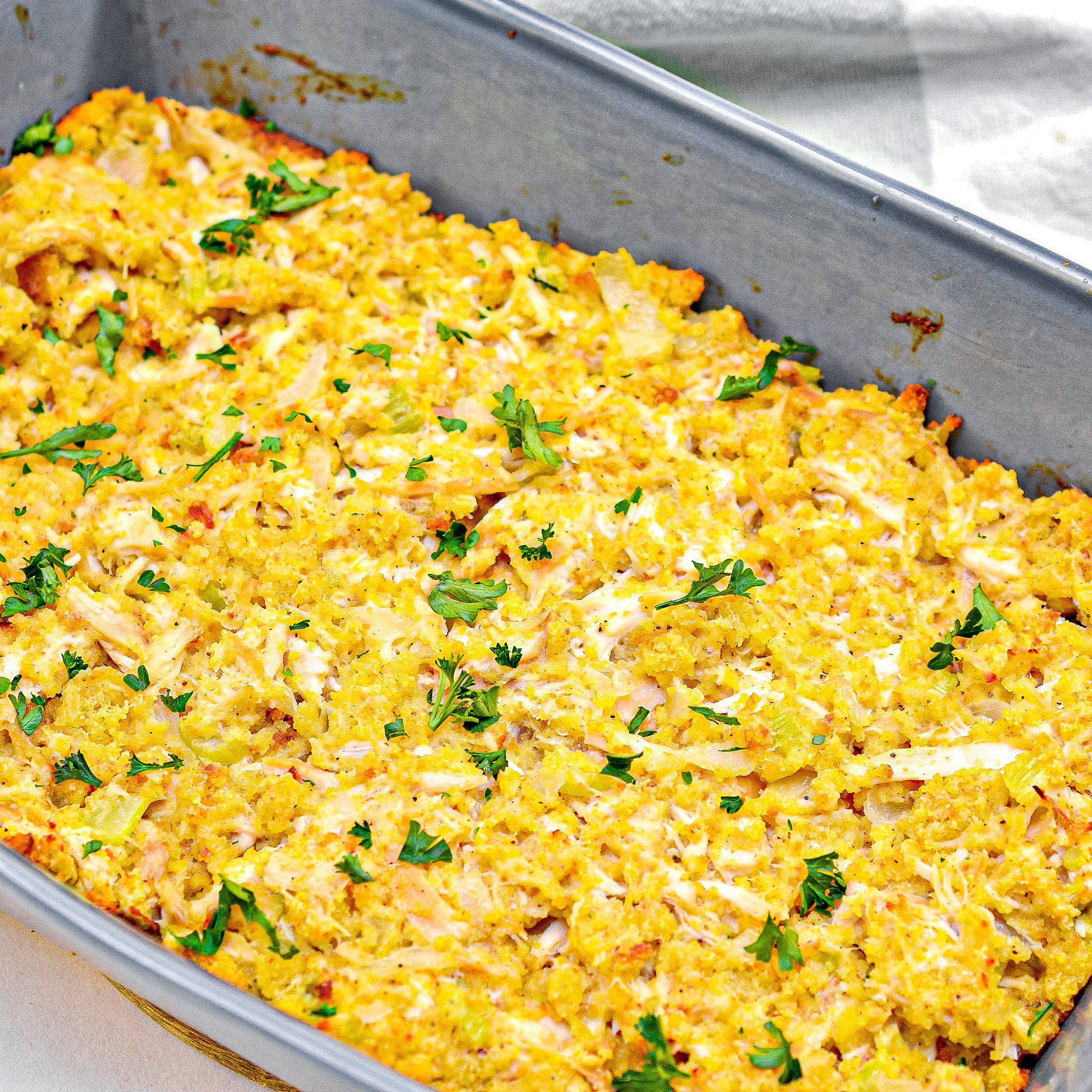 easy chicken and stuffing casserole, chicken and stuffing casserole