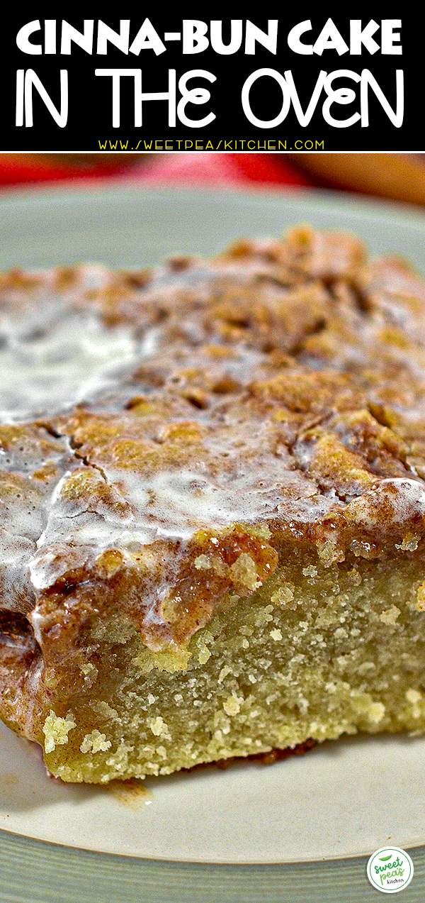Cinna-bun Cake in the Oven on Pinterest