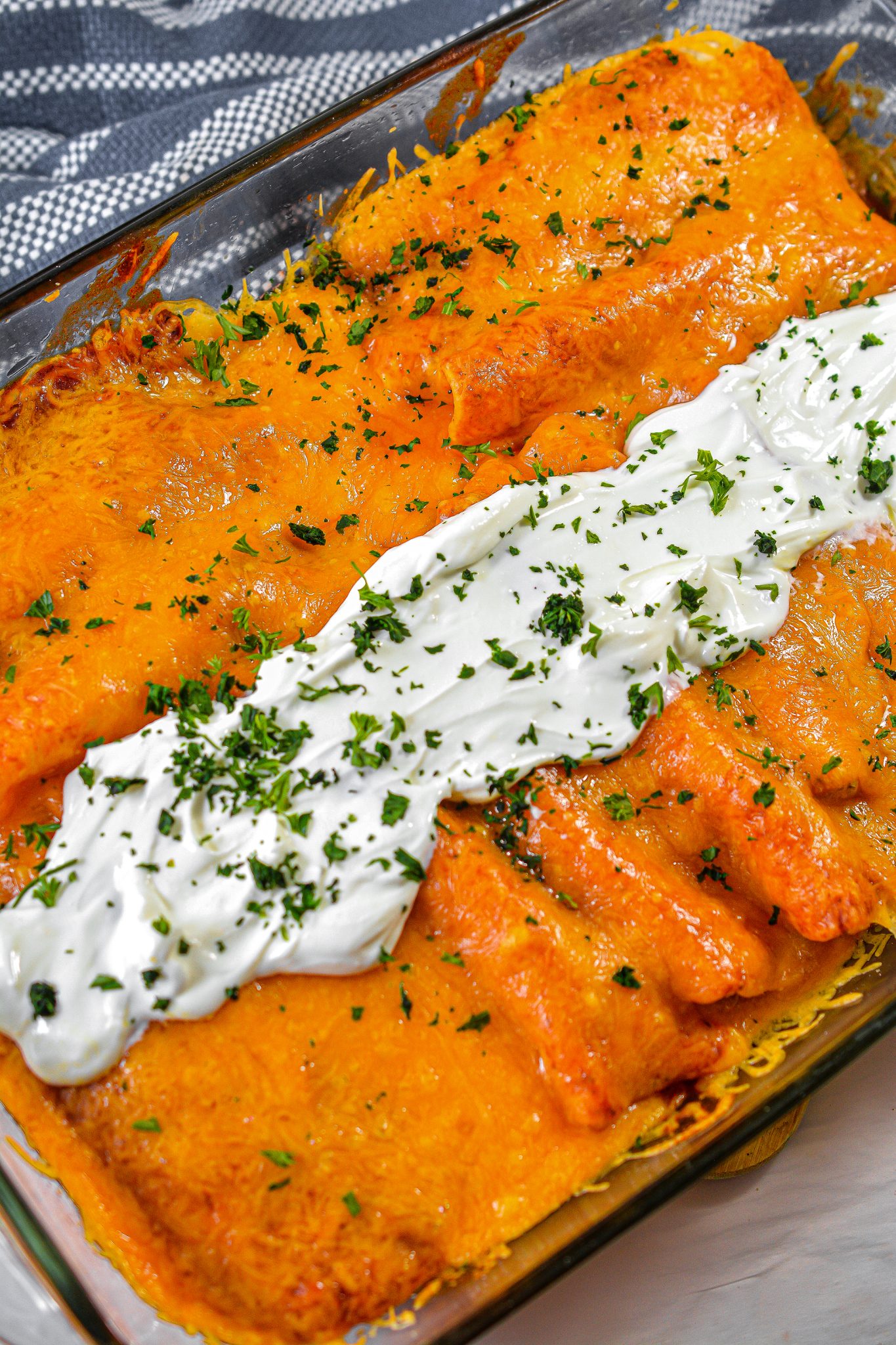 Easy Cheesy Ground Beef Enchiladas - Sweet Pea's Kitchen