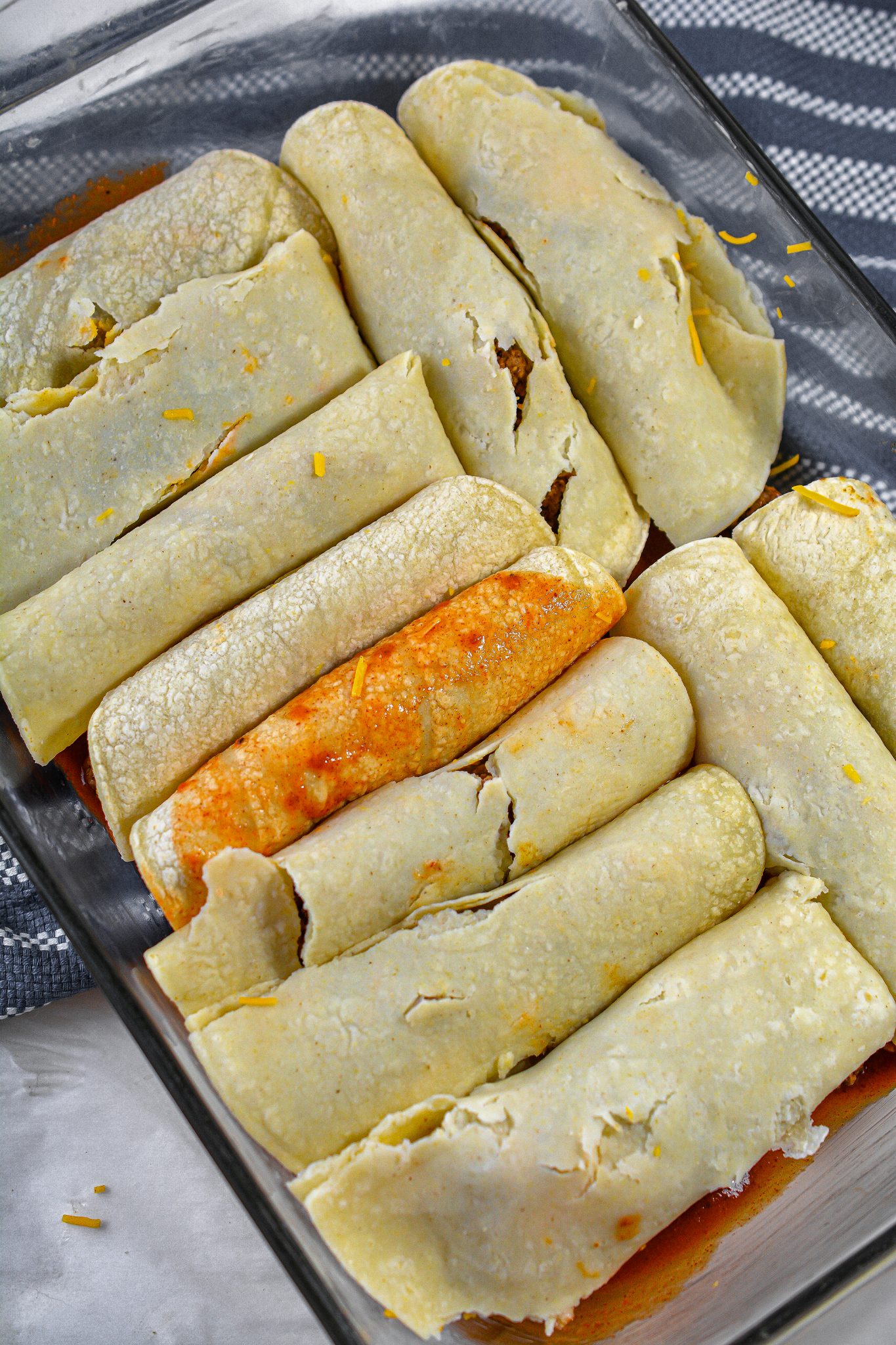 Easy Cheesy Ground Beef Enchiladas - Sweet Pea's Kitchen