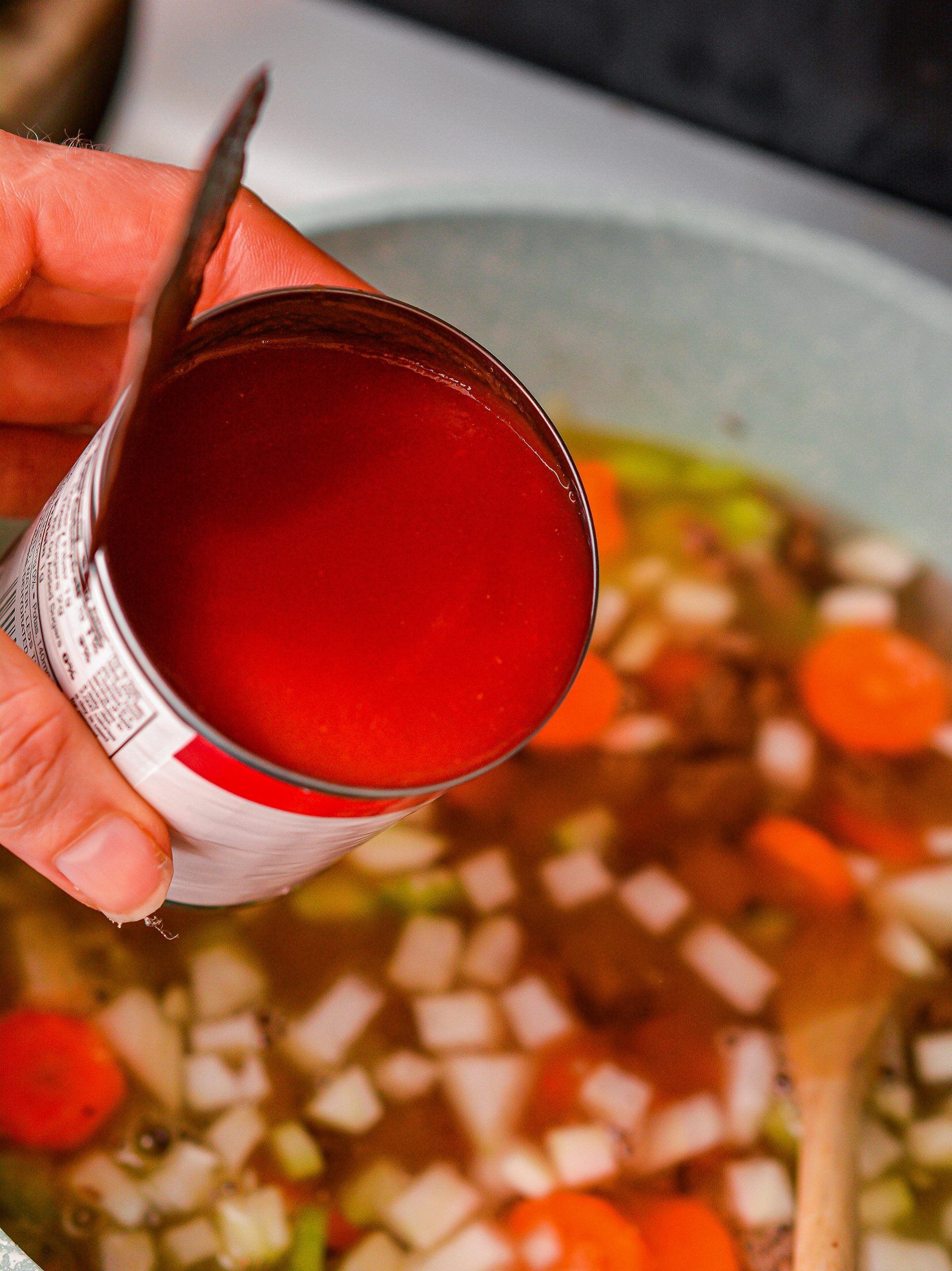 add the tomato sauce.
