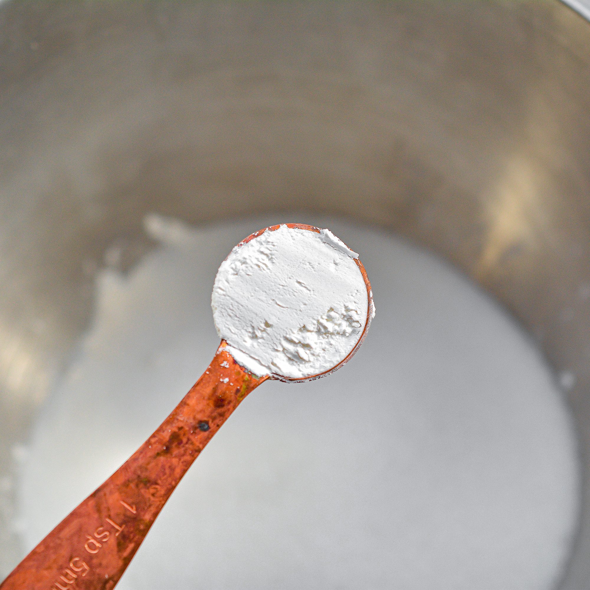 Adding baking powder