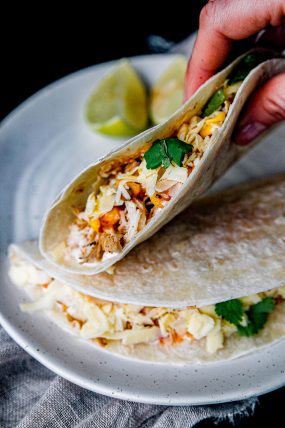 Mexican Street Corn Chicken Tacos - Sweet Pea's Kitchen