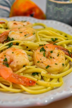 Shrimp Scampi with Spaghetti - Sweet Pea's Kitchen