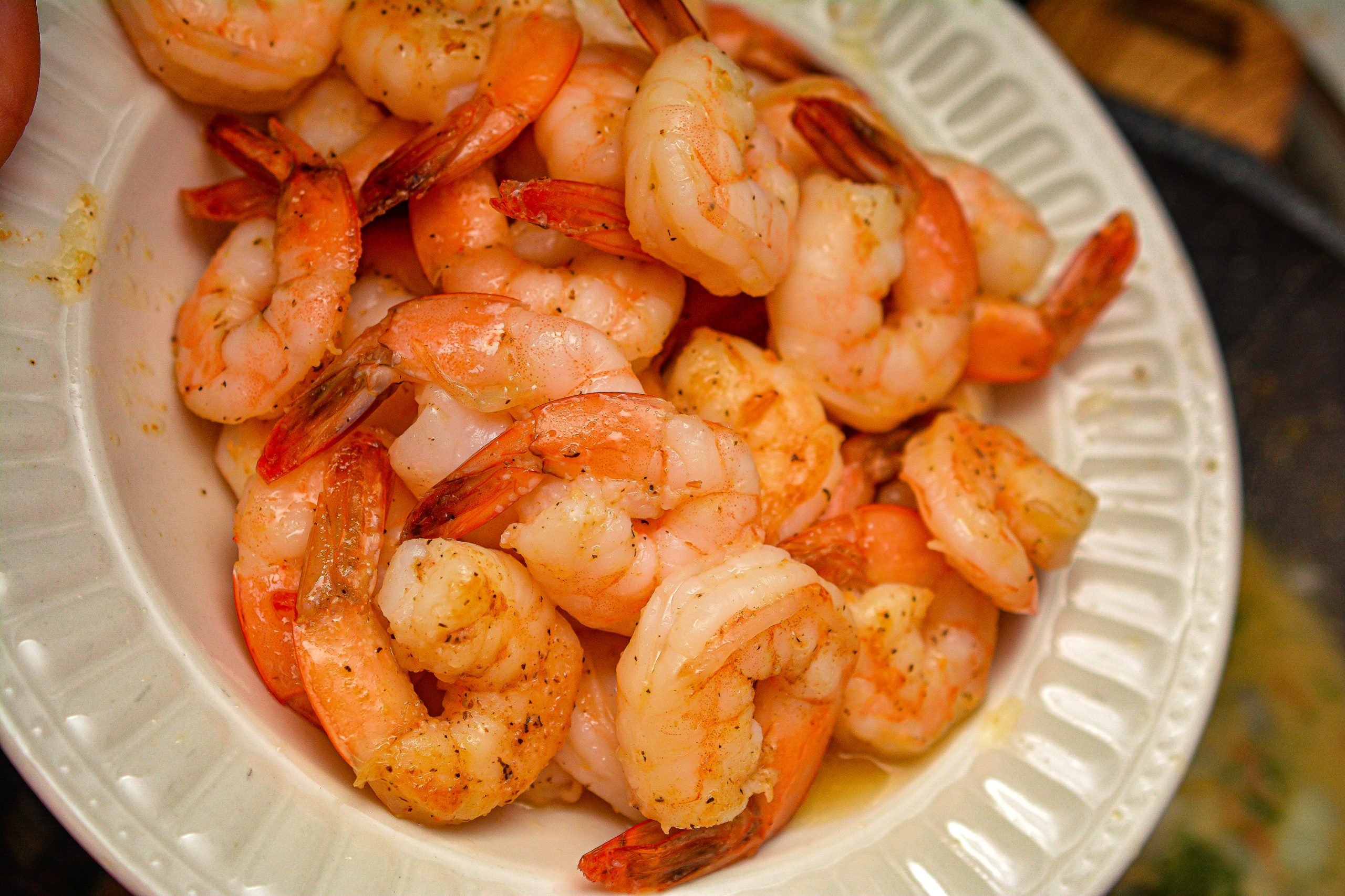 Add the shrimp back to the skillet and toss to coat well in the sauce before serving.