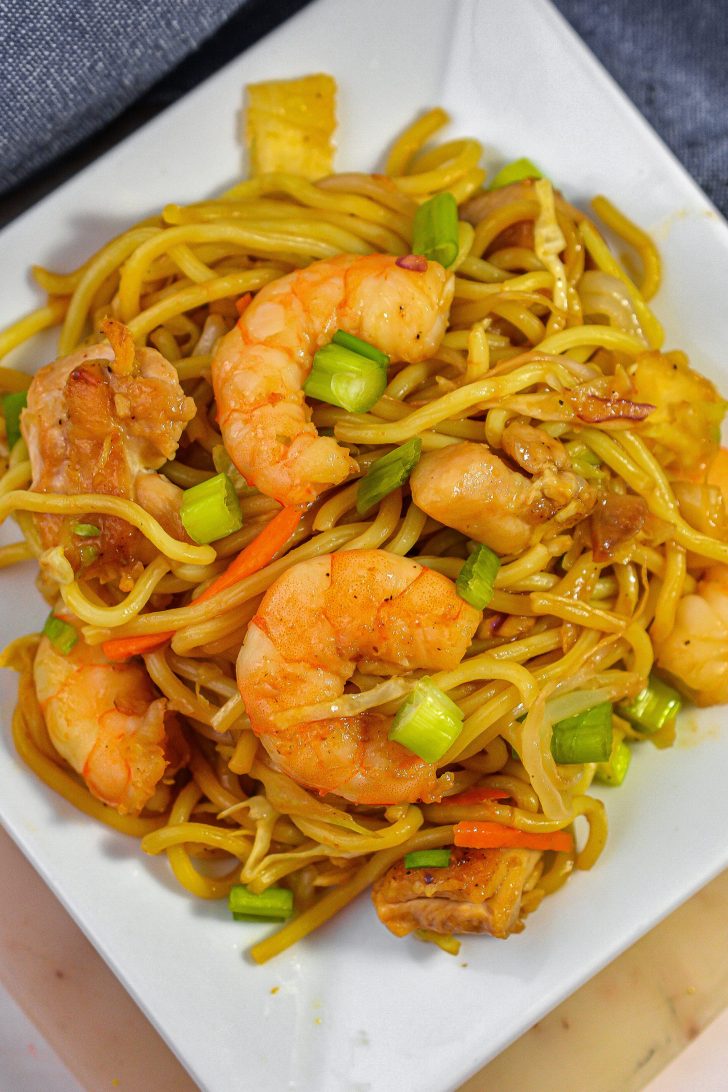 Shrimp And Chicken Chow Mein - Sweet Pea's Kitchen