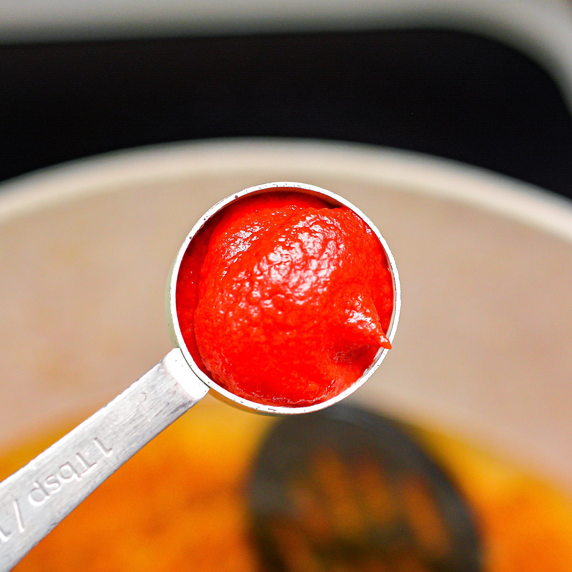 add the tomato paste.