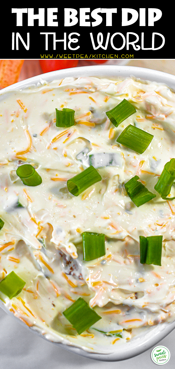 The Best Dip in the World
 on Pinterest