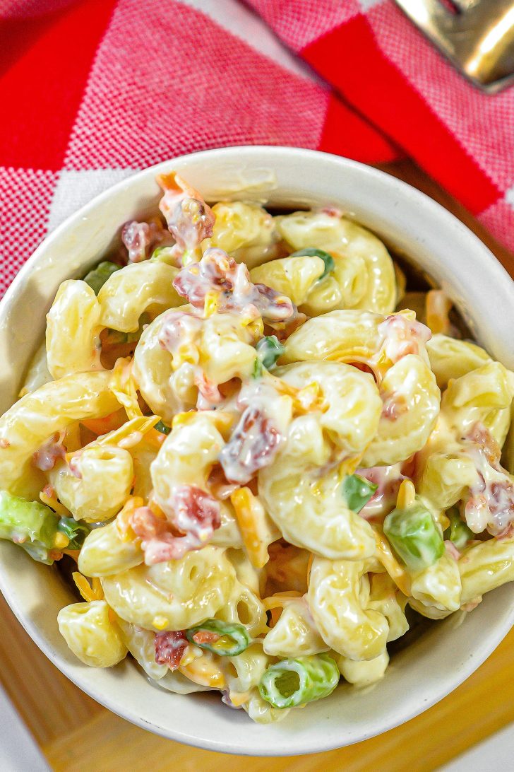 Bacon Lettuce And Tomato Macaroni Salad Sweet Peas Kitchen 3933