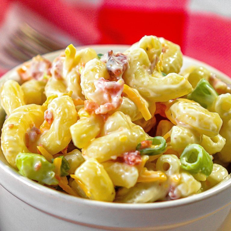 Bacon, Lettuce and Tomato Macaroni Salad - Sweet Pea's Kitchen