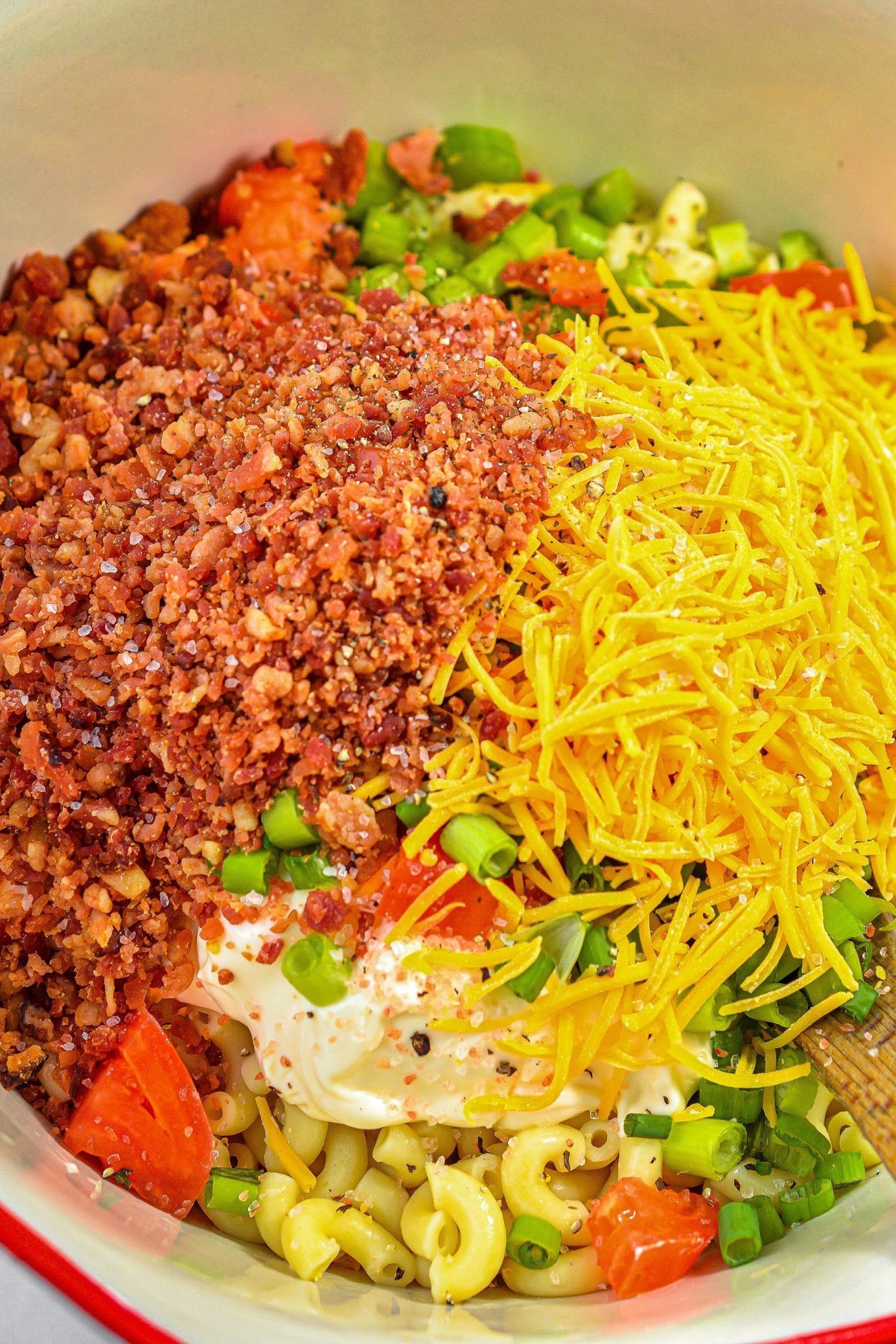 Bacon, Lettuce and Tomato Macaroni Salad Sweet Pea's Kitchen