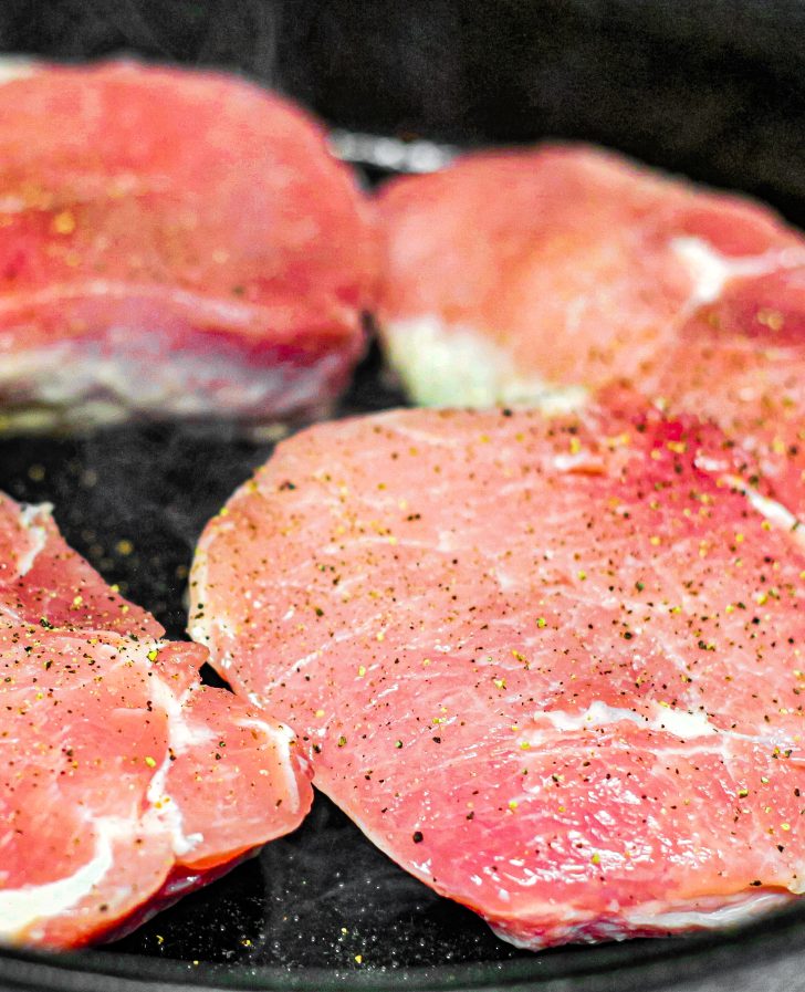 Bacon Mushroom Smothered Pork Chops - Sweet Pea's Kitchen