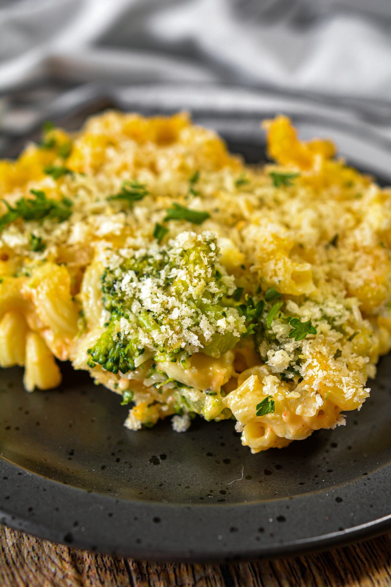 Baked Broccoli Mac and Cheese - Sweet Pea's Kitchen