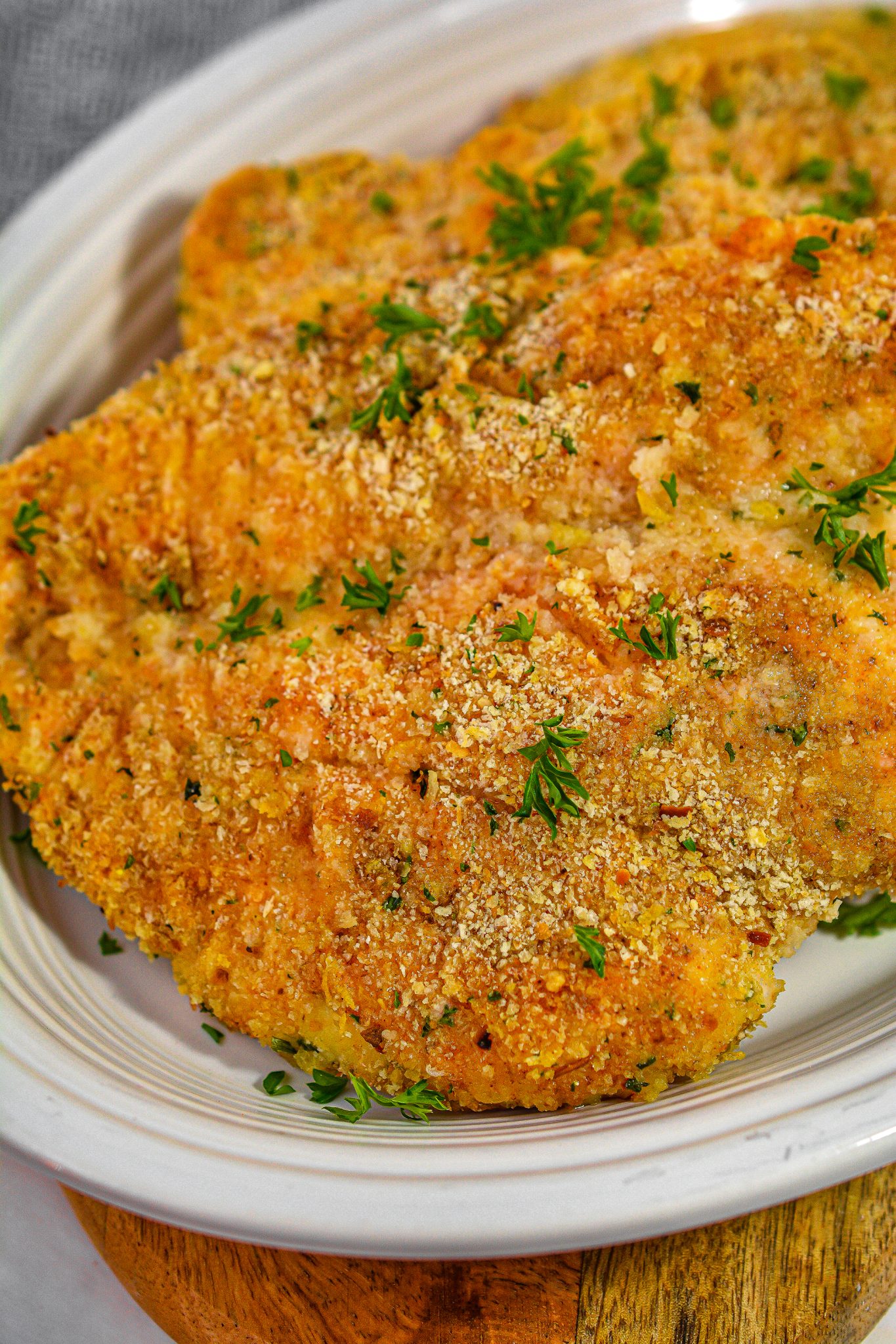Baked Chicken Schnitzel Sweet Pea's Kitchen