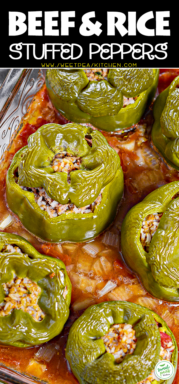 Beef and Rice Stuffed Peppers on Pinterest