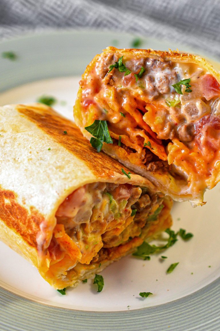 Beefy Nacho Cheese Wrap Sweet Pea's Kitchen