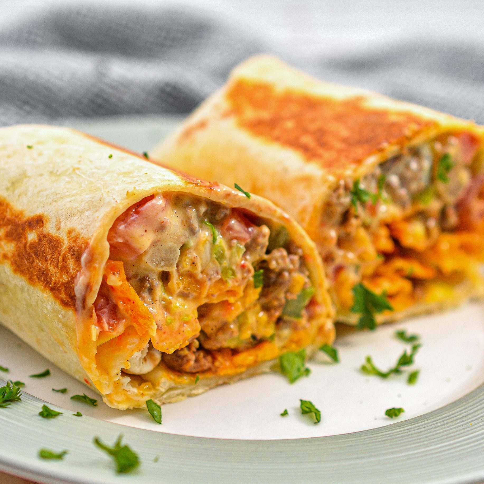 Beefy Nacho Cheese Wrap