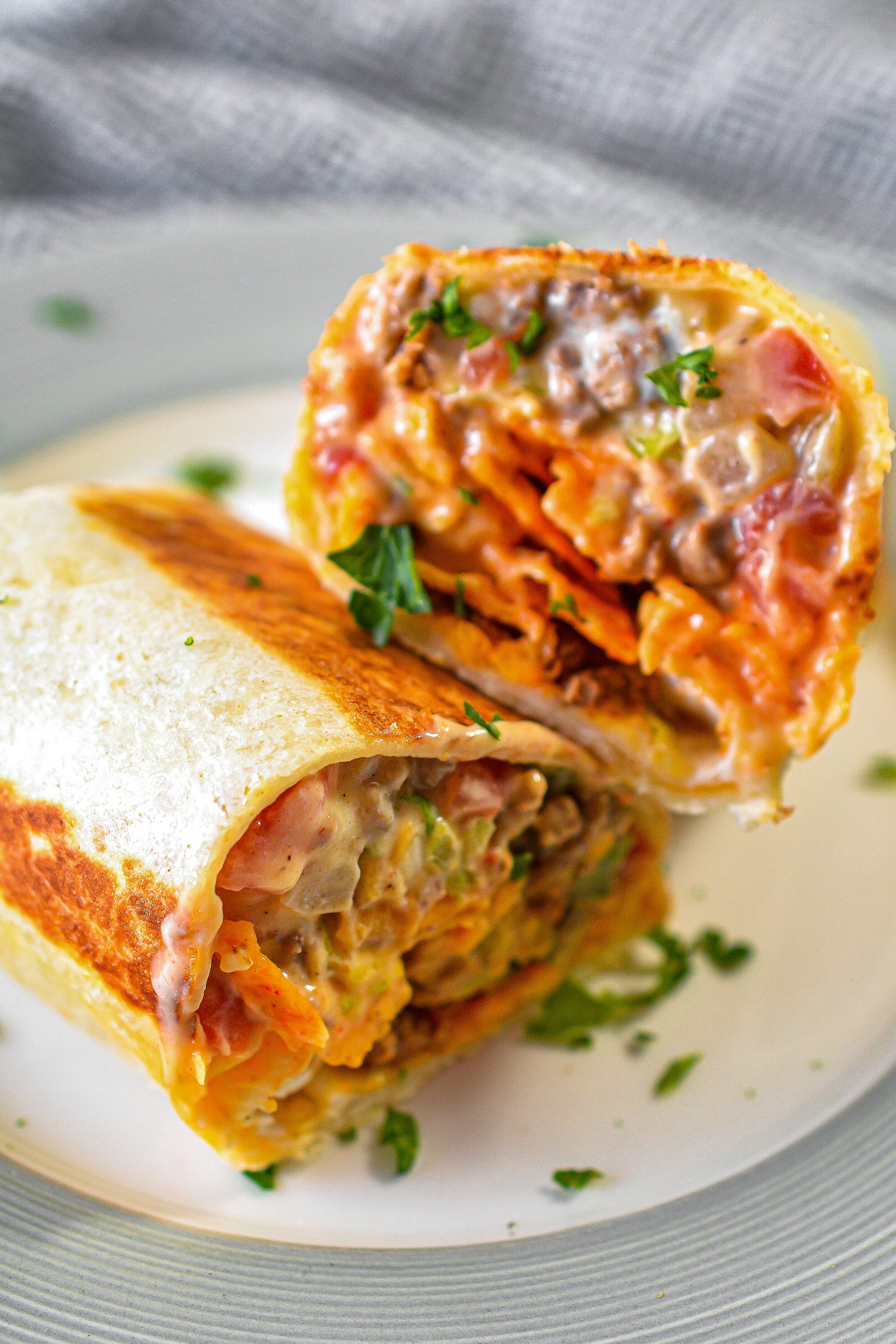 Beefy Nacho Cheese Wrap