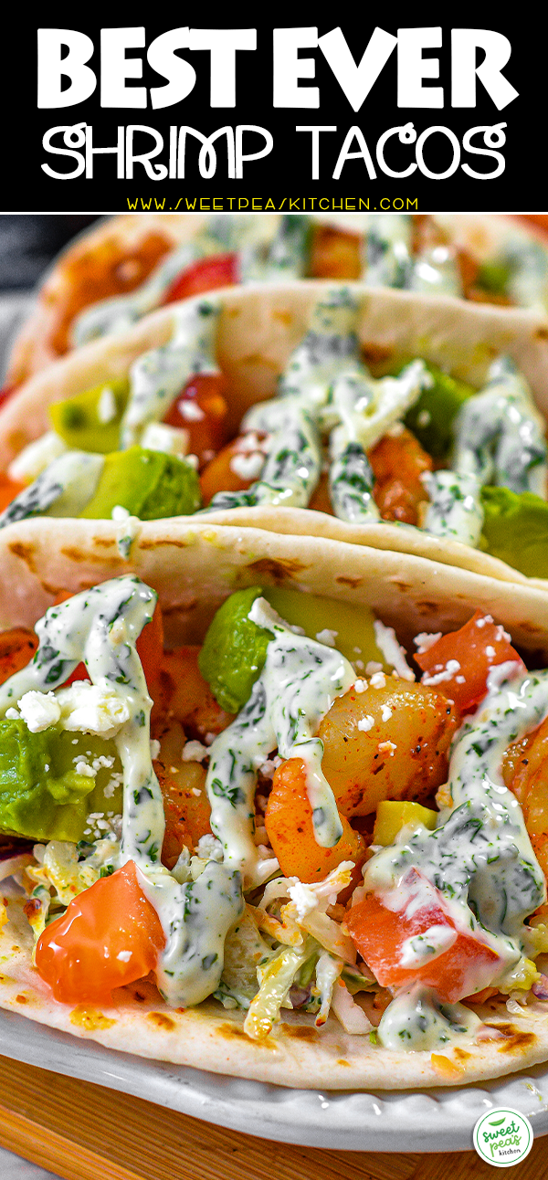 Best Ever Shrimp Tacos on Pinterest