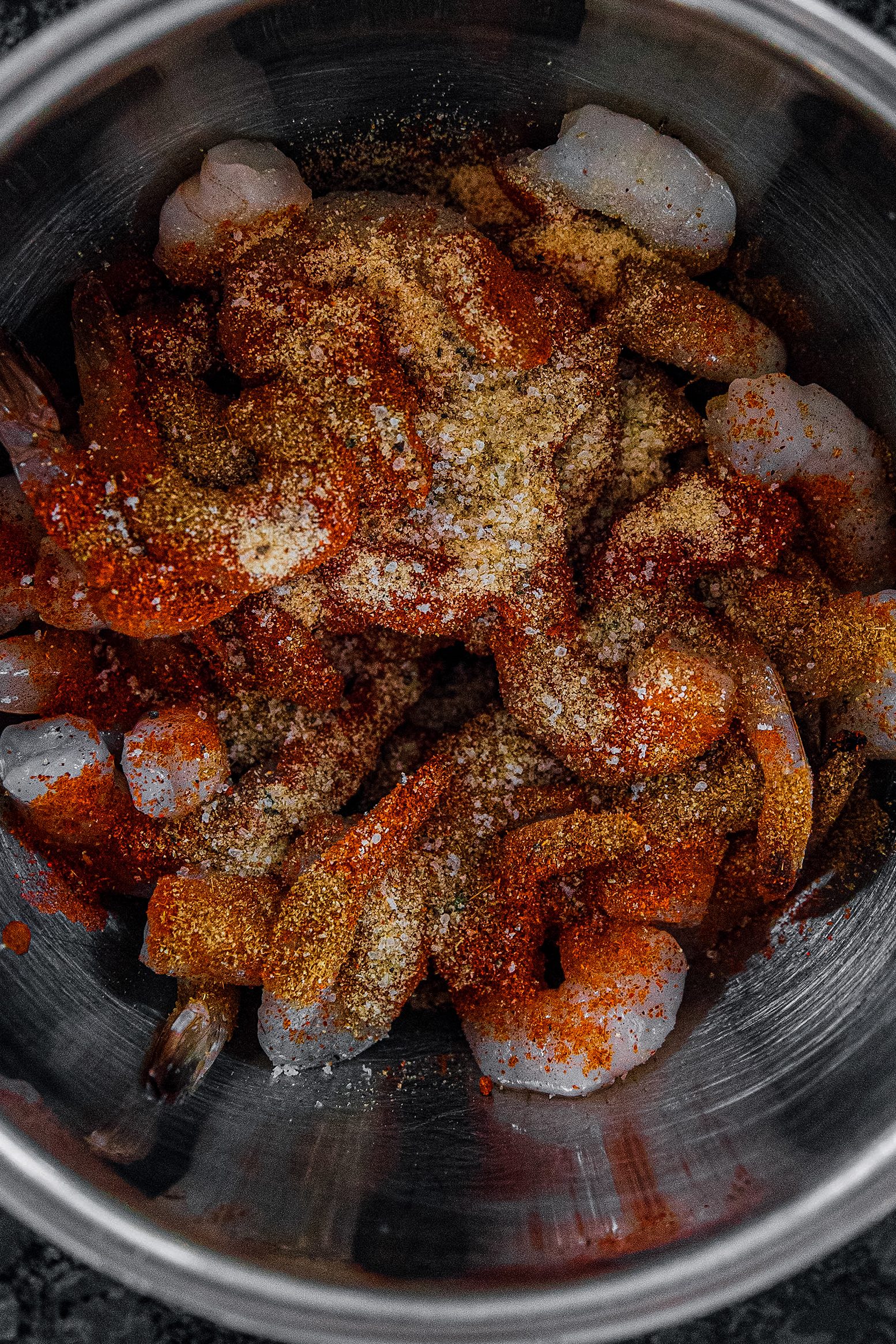 Mix in with all the shrimp.
