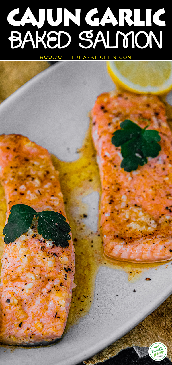 Cajun Garlic Baked Salmon on Pinterest