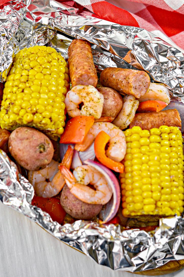 Cajun Shrimp in Foil Sweet Pea's Kitchen