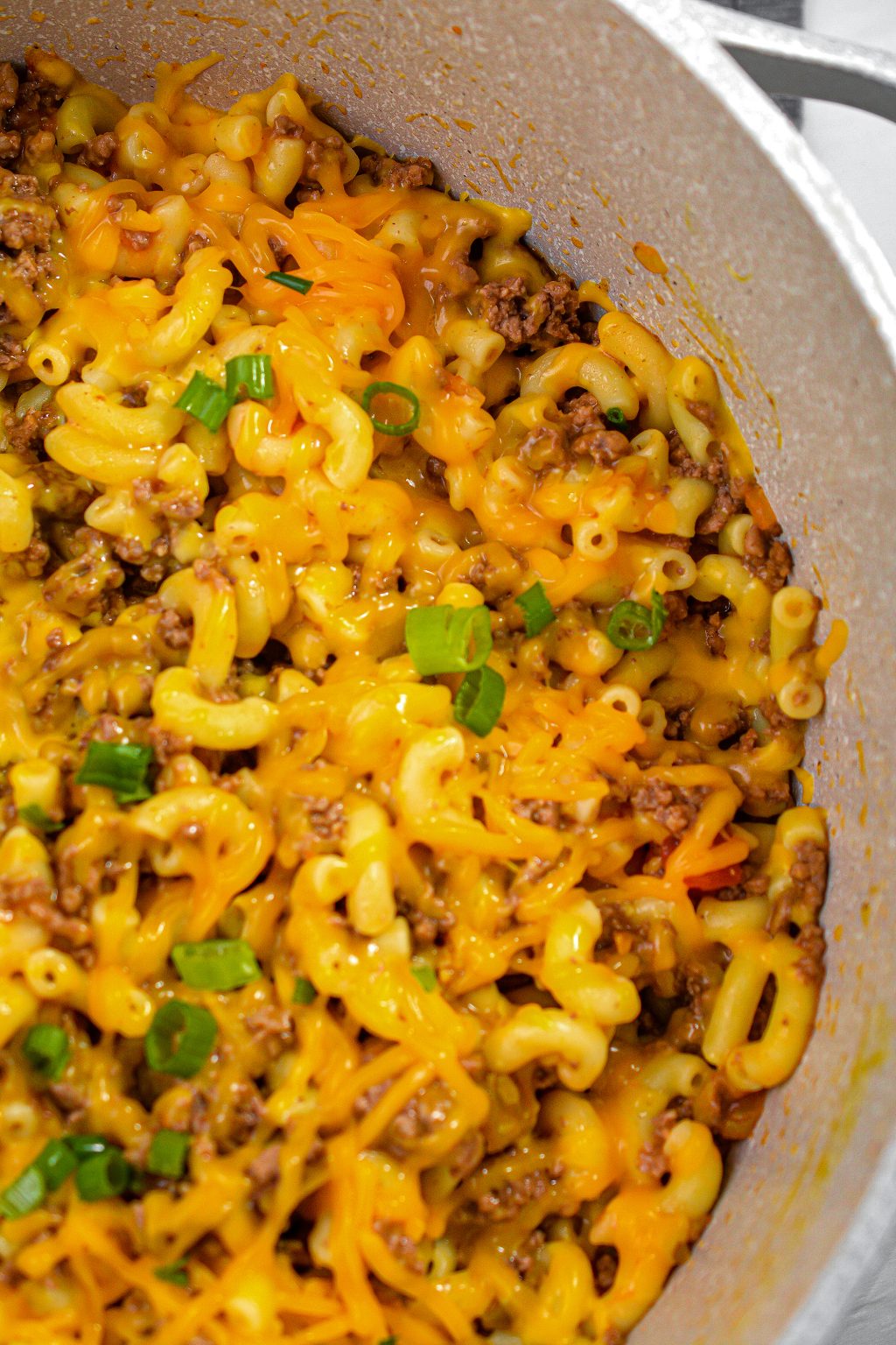 Cheesy Picante Beef Macaroni - Sweet Pea's Kitchen