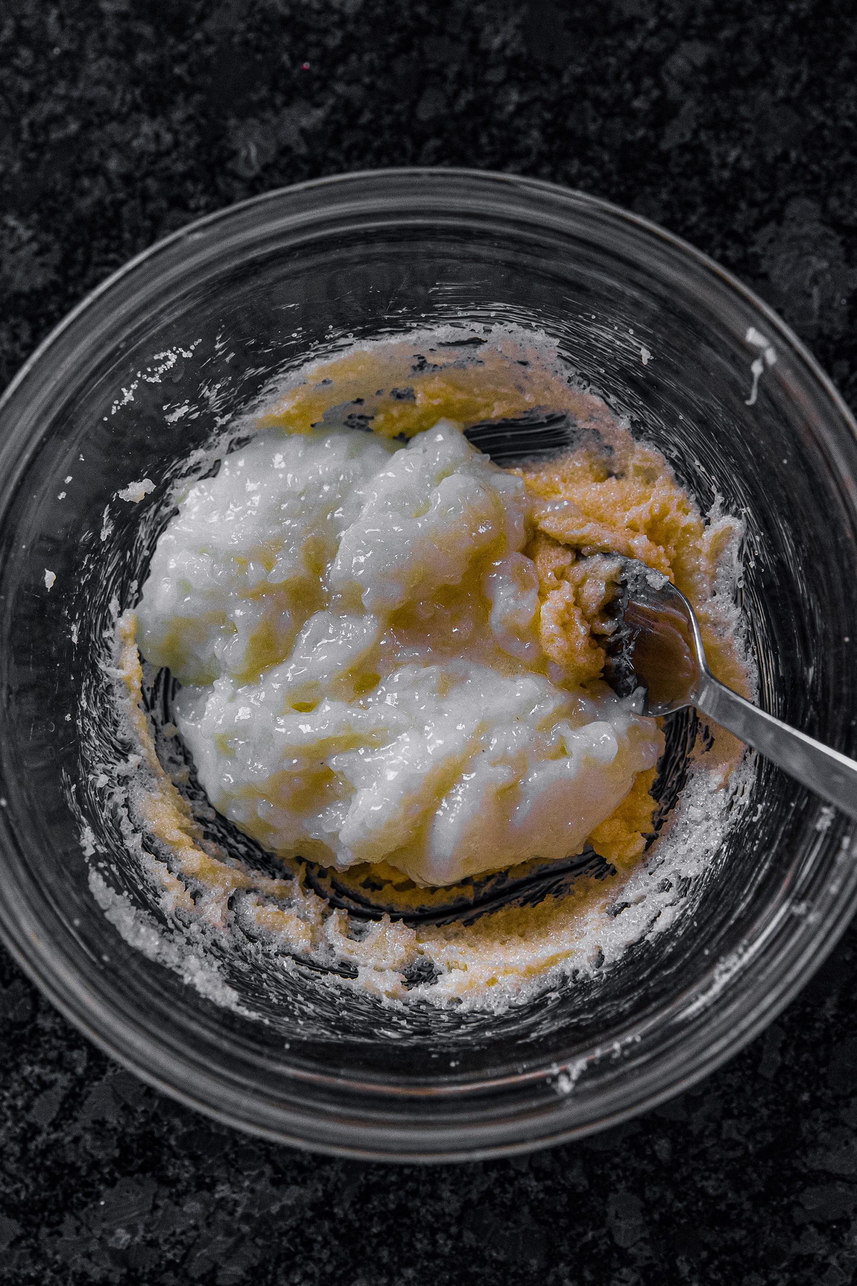  In a saucepan bring milk to a simmer then stir in sugar(1/4c).