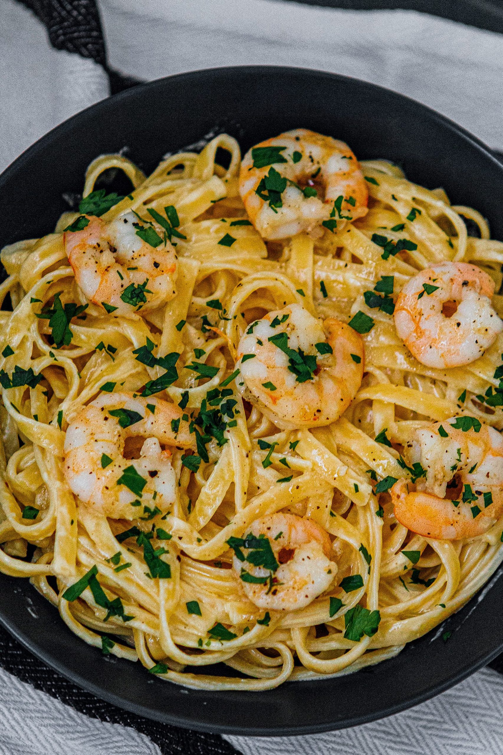 shrimp alfredo, shrimp alfredo recipe, classic shrimp alfredo