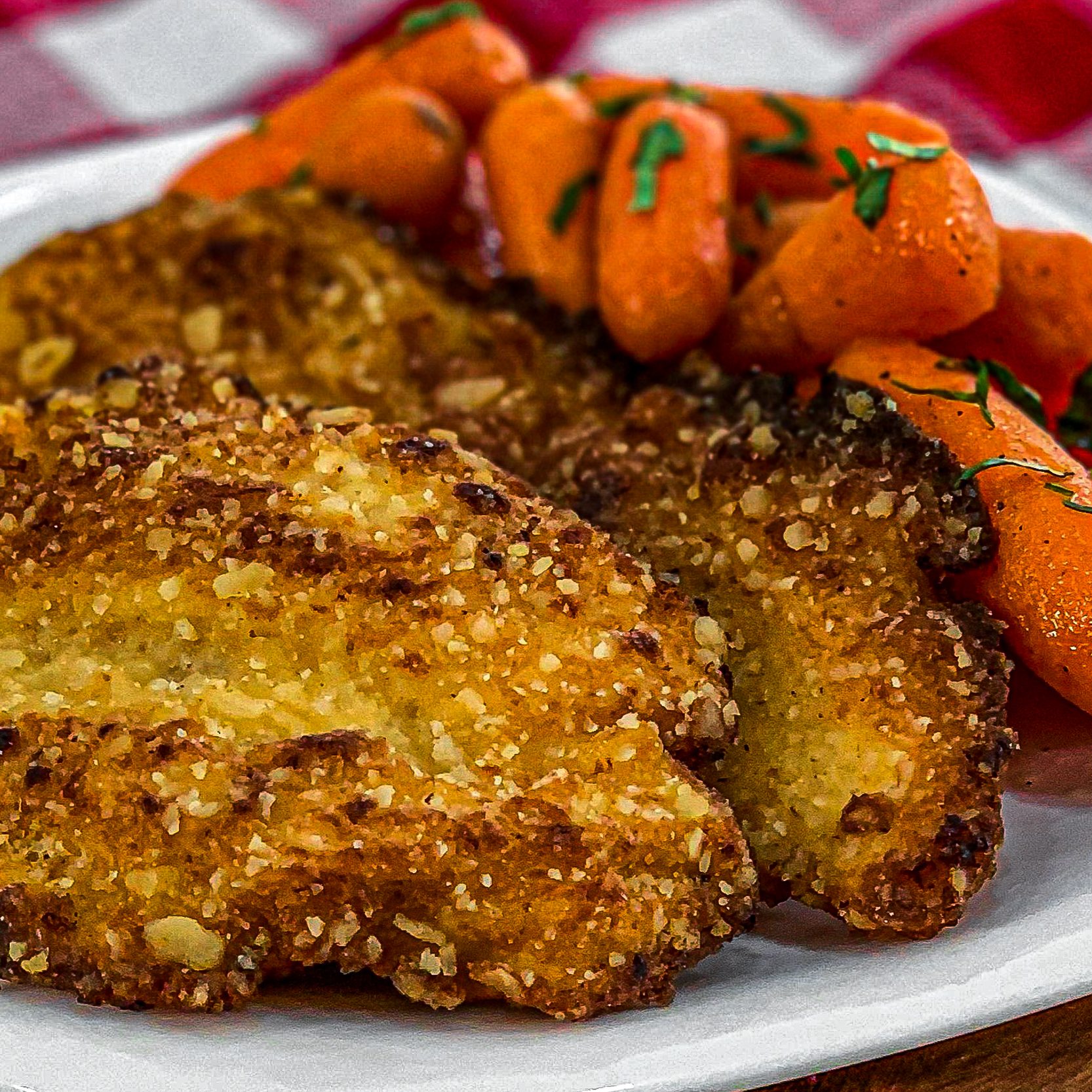 Serve with mashed potatoes or our Glazed Carrots (Insert Glazed Carrots Recipe HERE) and enjoy!