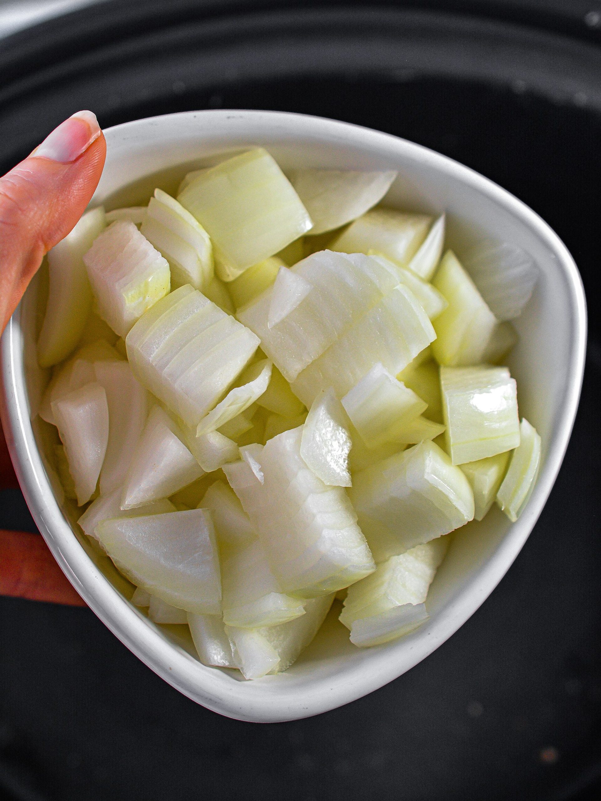 Adding onions