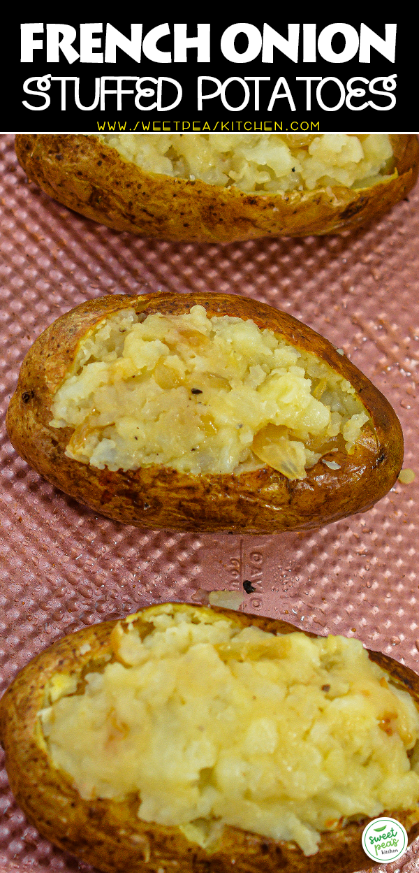 French Onion Stuffed Potatoes on Pinterest