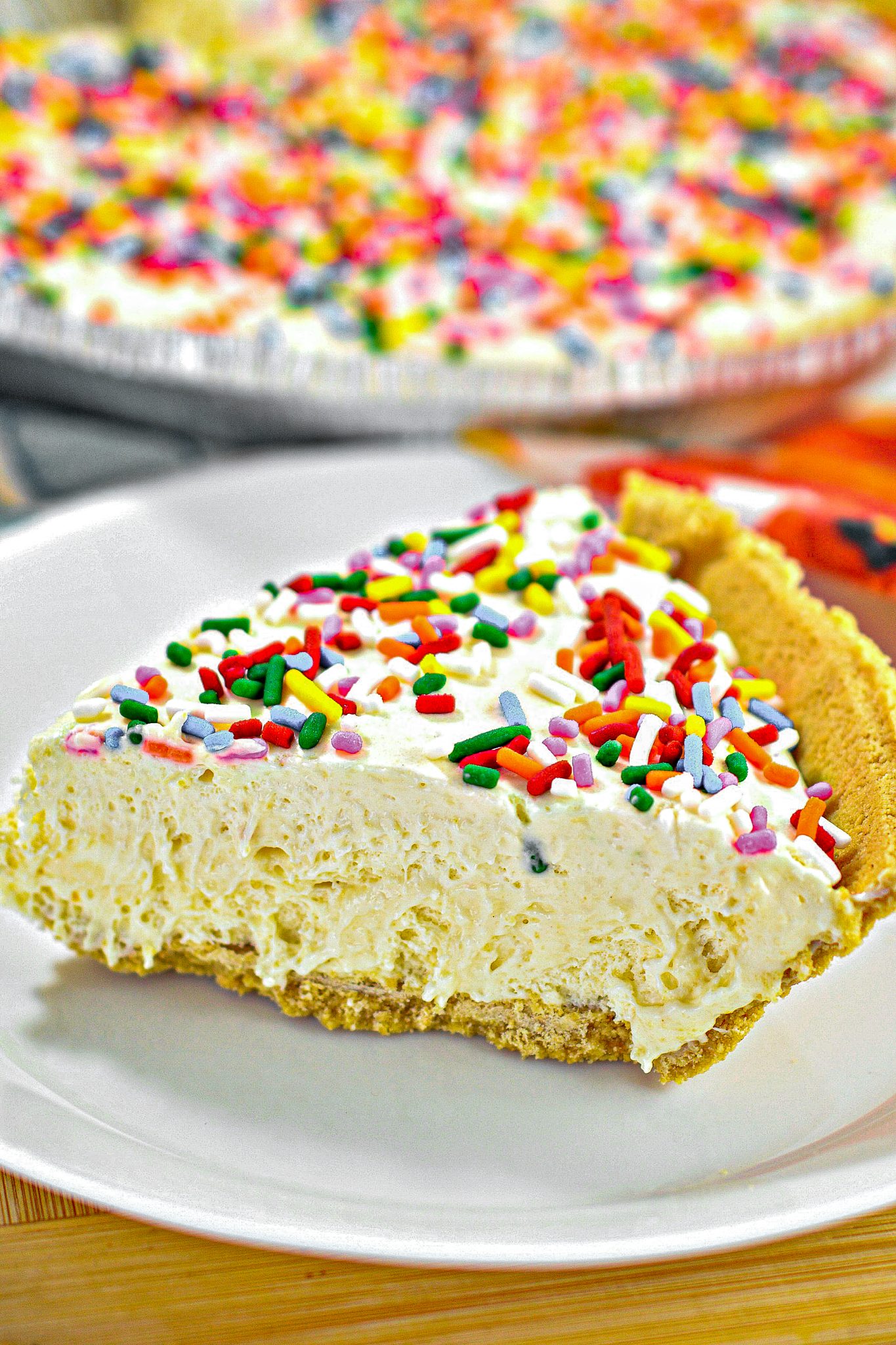 Funfetti Cheesecake Ice Cream Pie - Sweet Pea's Kitchen