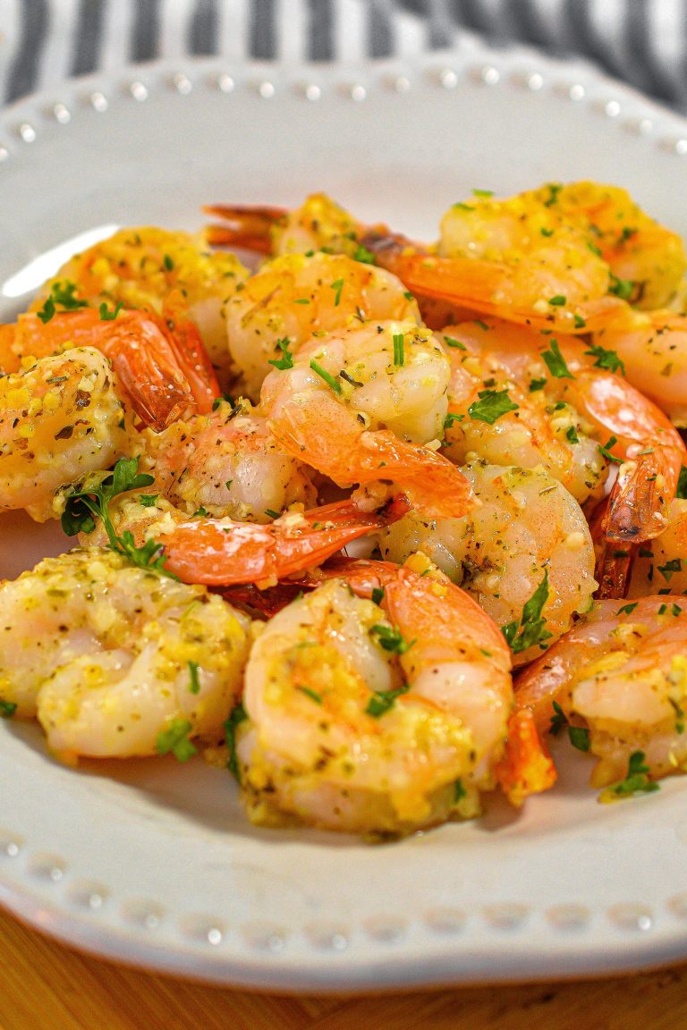 Garlic Parmesan Roasted Shrimp - Sweet Pea's Kitchen