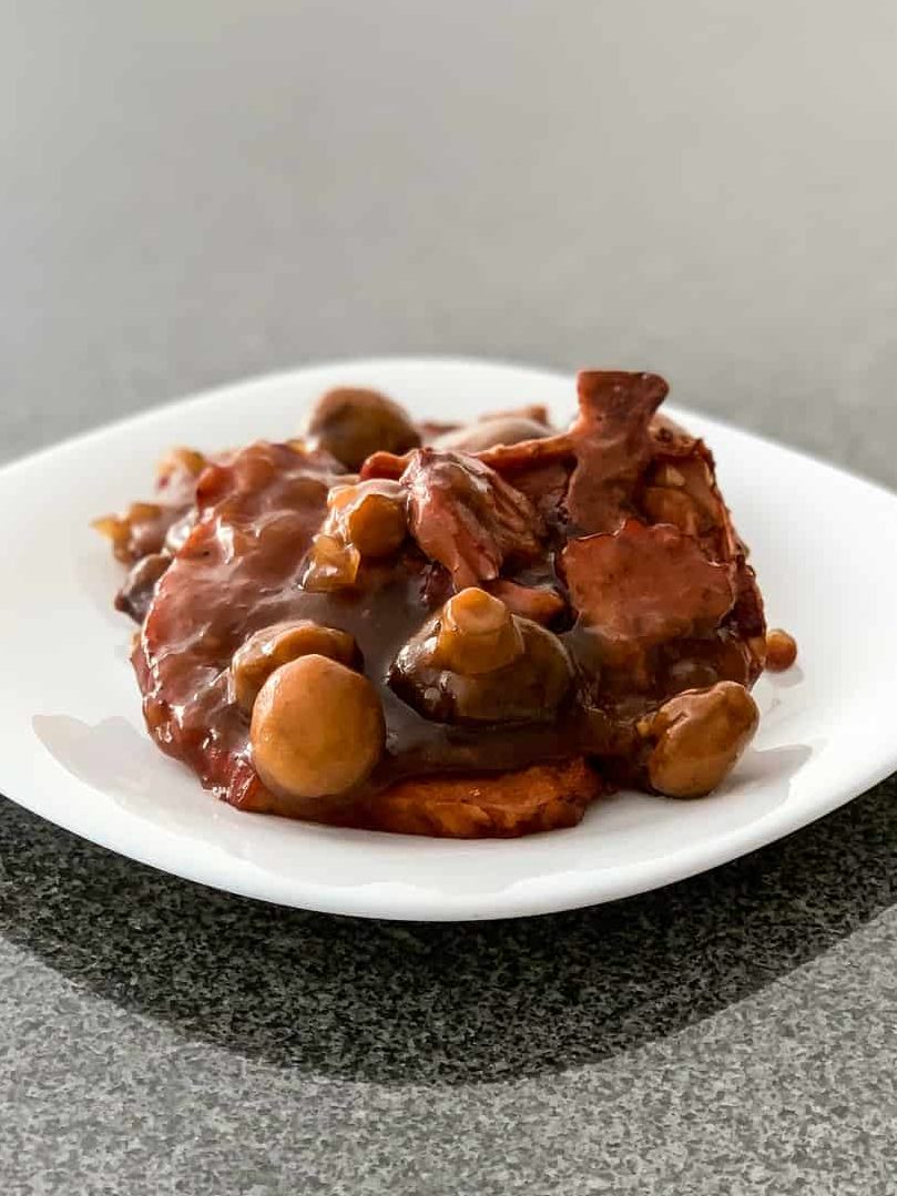 Grandma’s Pork Chops in Mushroom Gravy