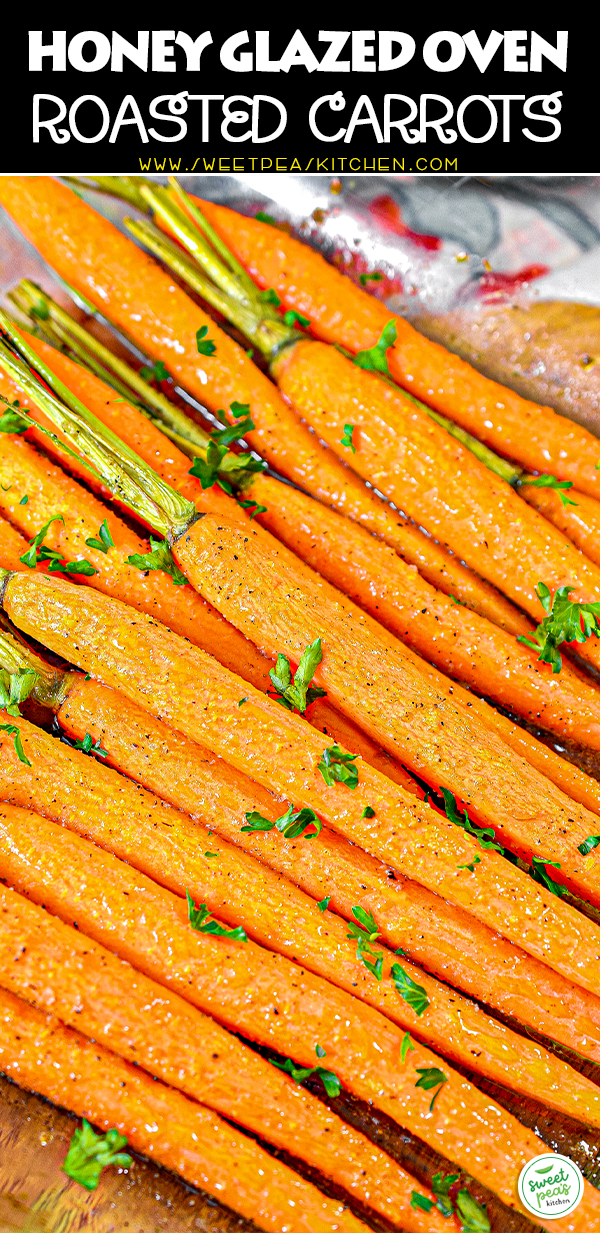 Honey Glazed Oven Roasted Carrots ON pINTEREST
