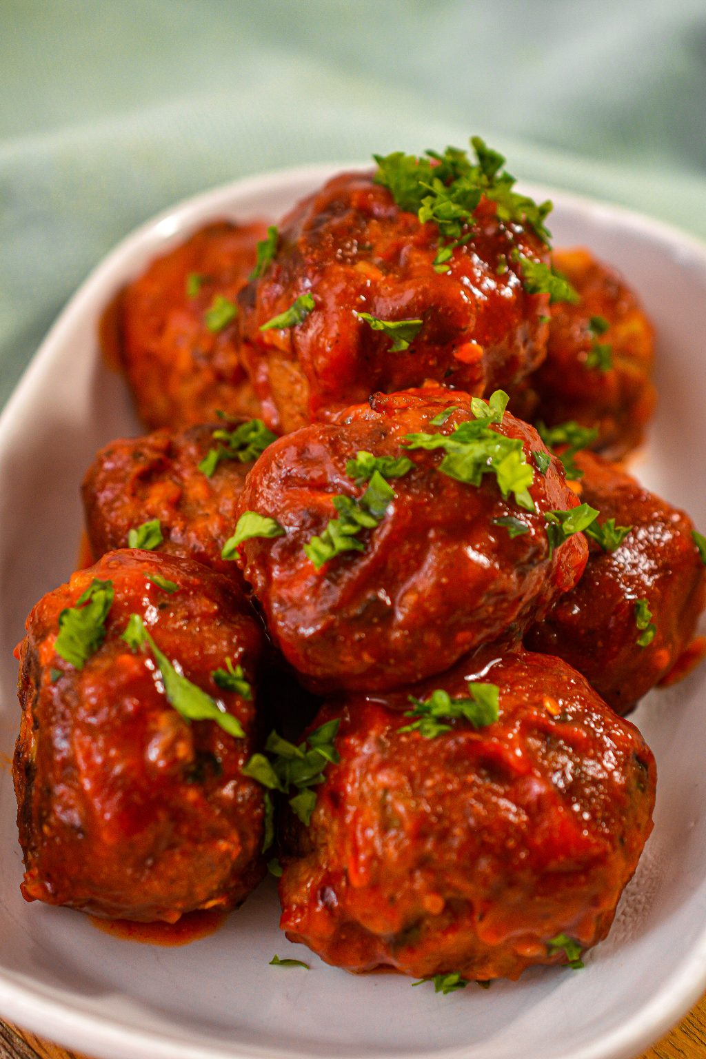 Honey Sriracha Turkey Meatballs Sweet Pea's Kitchen
