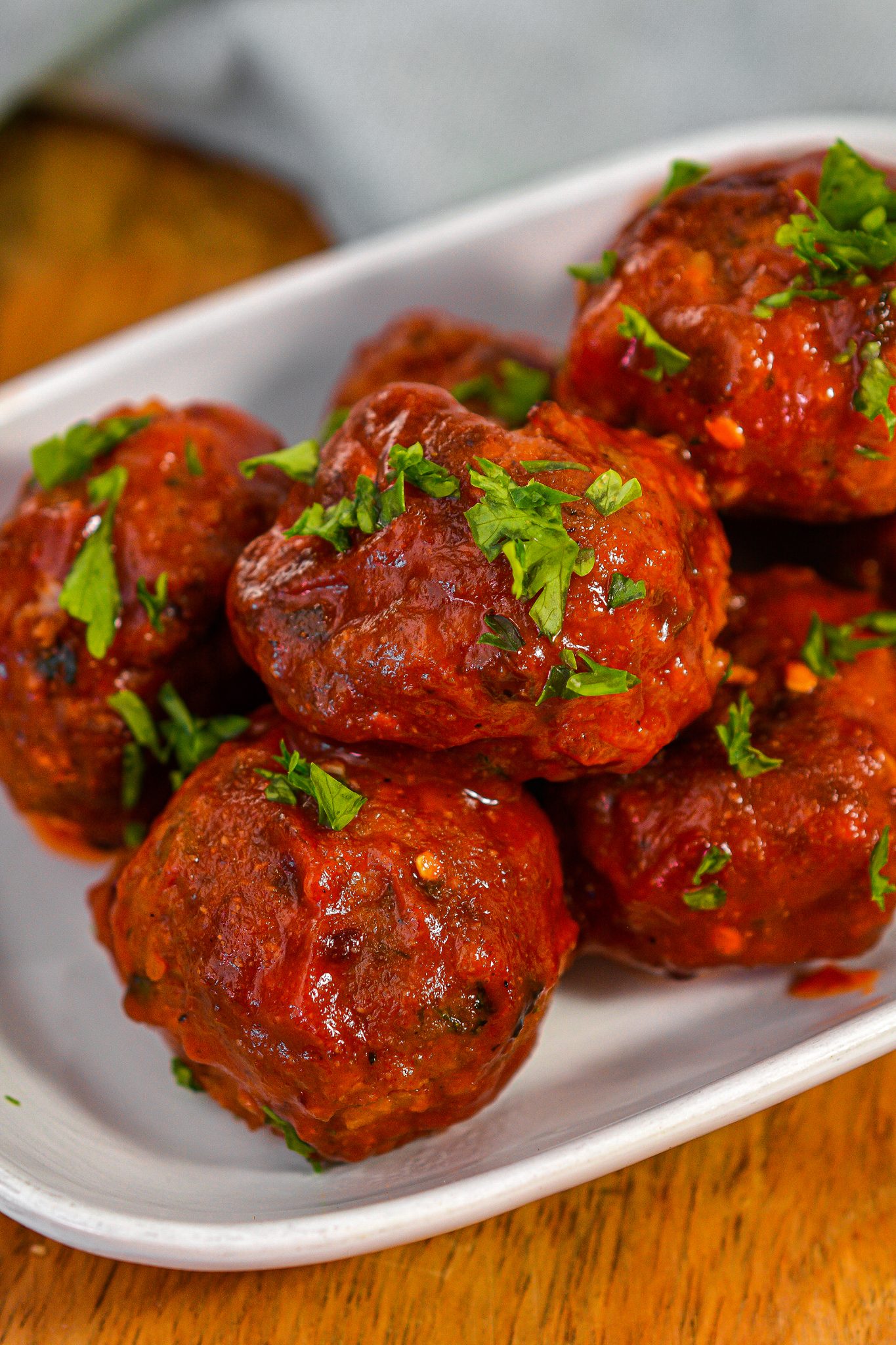 Honey Sriracha Turkey Meatballs Sweet Pea's Kitchen