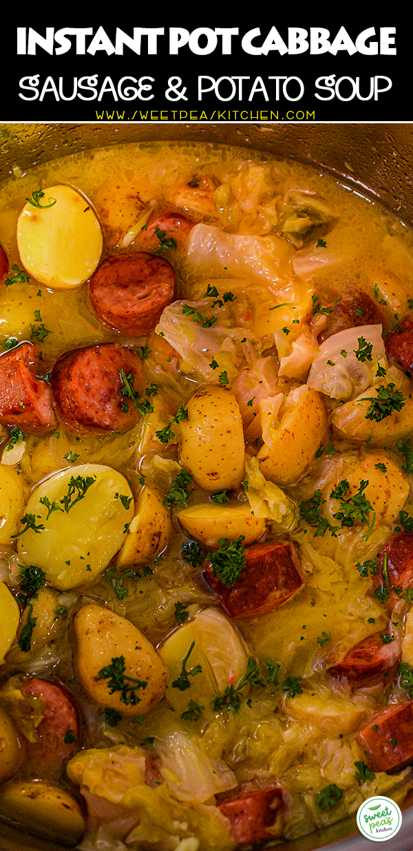 Instant Pot Cabbage, Sausage, and Potato Soup on Pinterest