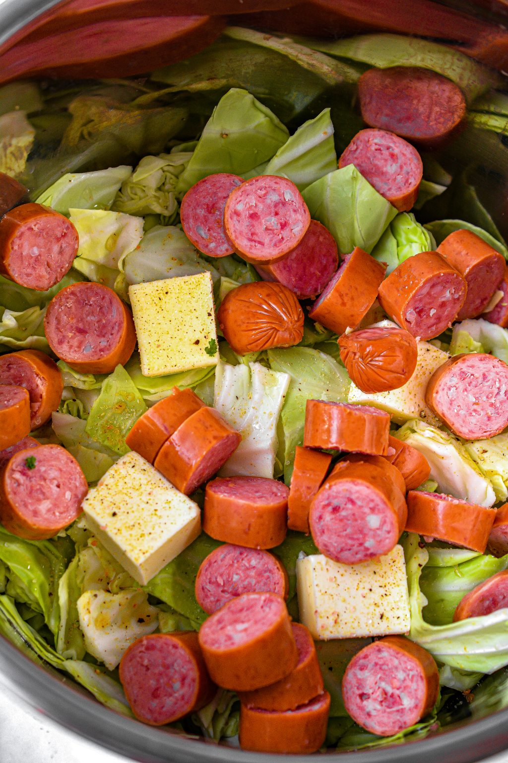 Instant Pot Cabbage, Sausage And Potato Soup - Sweet Pea's Kitchen